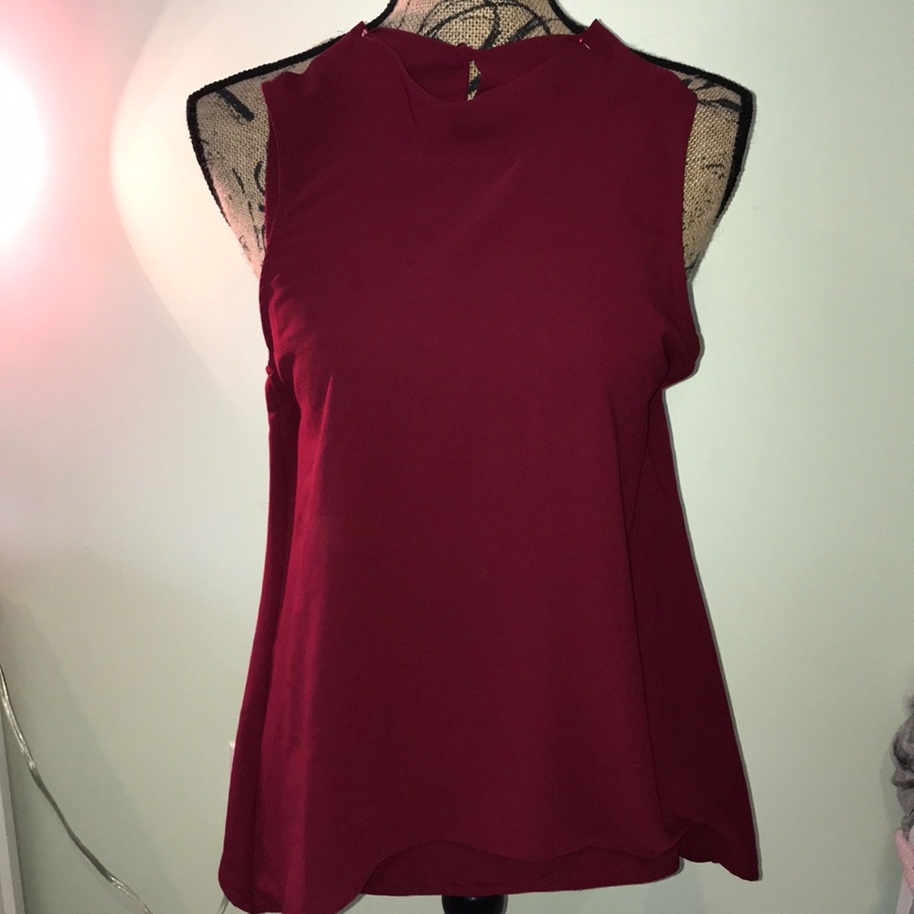 Red blouse